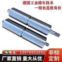 Professional customized assembly line roller stainless steel knurled galvanized roller Main and driven shaft unpowered roller spot