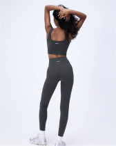 Lady yoga trousers tight hips with naked clothes wearing foreign trade movement nine - point blue - green gray black pants