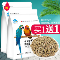 Parrot feed Bird food King Kong sunflower compromise Golden Sun Monk Ash machine synthetic particles Bird food nourishing pills 500g