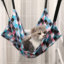 Cat Cage Hammock Cat Hanging Nest Autumn Kitty Cat Hanging Bed Feline Hook Cat Cage Sleeping bed Pet Cage with hanging basket