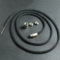 The beads cross the lanyard mens and womens style turquoise beeswax tube beads hand-woven special collarbone necklace rope