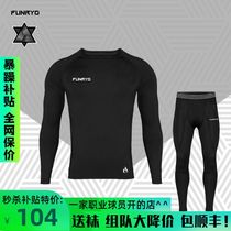 Bee Sharp Aspect Series Plus Suede Warm Football Slow Running Fitness Men Suit Sports Pants Training Tight Fit Pants