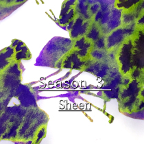 Ghost Uncle Jiaqiang sheen third phase color ink gradient purple and green Siren pen with ink self-adjusting handmade color ink