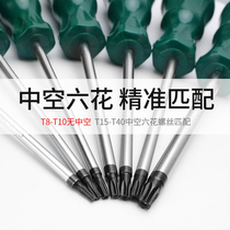 Xinrui plum screwdriver hole six flowers star rice word hexagon screwdriver T8T10T20T25T30T40