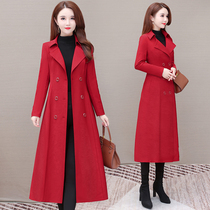 This year it is popular to wear age-reducing windbreaker coat coat over the knee and thin coat 2021 Spring and Autumn new womens clothing