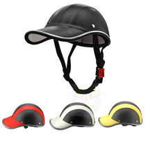 Summer electric car helmet men and women Light semi-helmet motorcycle leather helmet battery car safety helmet waterproof sunshade helmet
