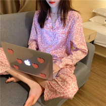 Maternity pajamas Cotton thin postpartum maternity clothes Nursing clothes Home clothes in July early autumn pregnancy spring and summer