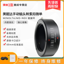Lai na export version MD MC to NEX adapter ring E card port A7 applicable to Minolta manual to Sony FE micro single