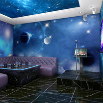 3d Universe Starry Air Integrated Wall Panel Bedroom Ceiling Quick Fit Button Board Live Background Hotel Ktv Bar Decorated Board