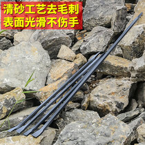 Crowbar Large crowbar Woodworking truck special crowbar Crowbar Hexagonal steel crowbar Straight flat iron warping stick Mini