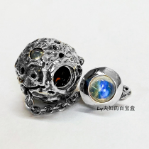  Amber Palace TPOA 925 Silver Natural Stone Moonstone Moon can be opened beaded suitable for Topan