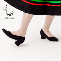 Chen Tings character dance shoes girls children adults North dance Emperors national dance representative shoes high and short heels