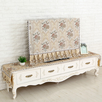 32 TV cover 55 wall mounted desktop TV dust cover 43 inch curved screen TV cover cloth 55 European TV cabinet cloth