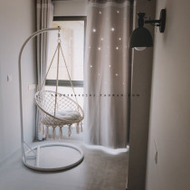 Ins net red trembles tassel cotton rope swing chair living room balcony leisure hostel indoor chair basket chair shake ins