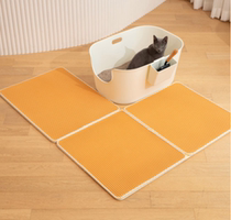South Korean double-decker Cat Toilet Drop Sand Cushion Footbed Splash Pads Good Wash Sanitary Cat Litter Mat Cat Supplies