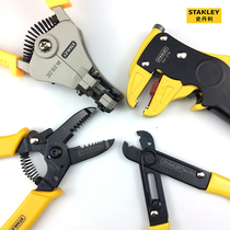 American Stanley tools with edge stripping pliers 6 inch multi-function electrical curved wire stripping pliers wire cutting pliers