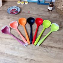 Export European and American food grade silicone rice spoon soup spoon soup pot good partner porridge soup baby pacifier grade silicone spoon
