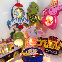 New Year Childrens lantern cartoon Hand Luminous Lantern Festival lantern creativity handmade non-woven fabrics Spring Festival