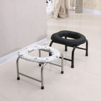 Simple elderly disabled pregnant women toilet toilet chair foldable mobile portable stool toilet household stool