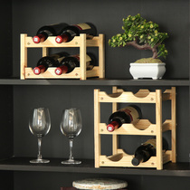 Wine rack ornaments wine bottle storage rack wine red wine rack wine cabinet wine lattice wine cabinet display rack home