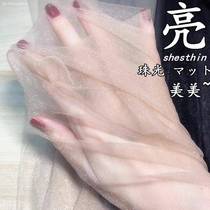 Oil-bright and smooth super thin leg stockings black wire to clear off the pants