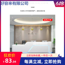 Company curved paint paint front desk desk desk bar counter beauty salon cashier desk desk desk desk desk desk desk