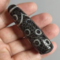 Tibet 21 Eyes Millennium to Pure Old Dzi Natural Weathering Pattern Pulp Oil Run Ancient Pearl Fidelity