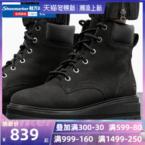 Tim Bailan womens shoes official flagship Martin boots outdoor casual sneakers waterproof leather high boots A2JV7
