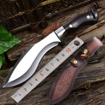 Outdoor knife D2 steel blade leg dog Special Warfare high hardness sharp straight knife field mountaineering portable long cold weapon knife
