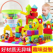 Comb hedgehog building blocks 3-6 years old hedgehog puzzle assembly and insertion building blocks mane large particles early education building blocks