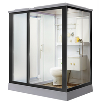 Integral shower room integrated toilet household dry and wet separation bath room bathroom room rural simple bathroom