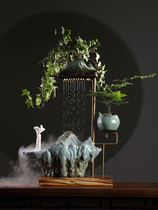 Creative water fountain ornaments Feng Shui Cai Office Desktop Porch Home Living Room Shop Opening Gifts