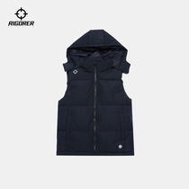 Prospective autumn and winter New outdoor sports running fitness training hooded leisure slim childrens down jacket vest