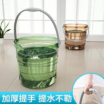 Home Plastic Thickened transparent Large Number of Fall Suitcases Laundry Wash Car Wash Clean Containing Bucket Water Bucket Water Bucket