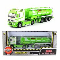 Cadiwei 1:50 alloy metal simulation engineering vehicle heavy tanker transporter toy car model