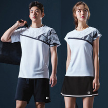 Breathable quick-drying badminton competition clothes Mens and womens suits team uniforms custom table tennis tennis large size air volleyball sportswear