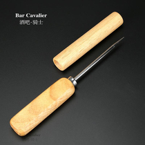 Single fork with lid ice cone wooden handle single fork halberd bar ice chisel refrigerator freezer deicing appliance broken ice fork