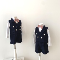 Childrens suit mens small suit suit suit suit tuxedo flower girl dress birthday