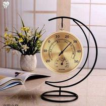  European-style retro indoor thermometer Household accurate creative living room cute ornaments Baby room hanging thermometer hygrometer