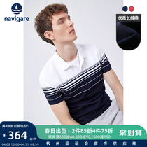 Navigare Italy Small Sailing Polo Shirt Man Short Sleeve 2022 New Summer Turnover Modell Cotton T Shirt