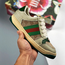 G home dirty shoes correct high version small dirty shoes female goose retro old old flower couple father shoes male tide