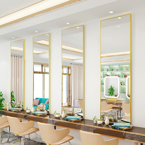 Love castle barber shop mirror table hair salon hair salon hair cutting special mirror hanging wall net red tide one-piece single-sided