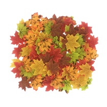 Single Maple Leaf autumn fallen leaves fake leaf simulation leaf single leaf yellow ginkgo wedding window decorative leaf