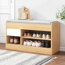Starter Home Stool Home Doorway Can Sit in the Stool Strip Wear and stool Shoe cabinet Stool Integrated Genguan Shoes Shelf