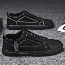 Sails Shoes Men Shoes 2022 New Summer Board Shoes Breathable Trends 100 Hitch Casual Black Working Cloth Shoes Spring