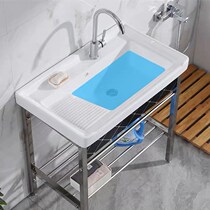 Washing table balcony washing wardrobe wide 50 hanging wall type washing household 60cm washboard new simple European 80cm open air