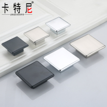 Katney modern minimalist furniture handle black square handle drawer handle wardrobe door cabinet handle