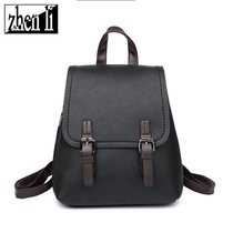 Tv in leaTher college girls backpack conTracTed pop