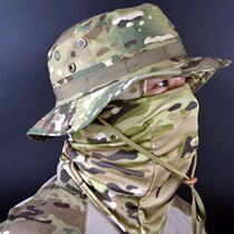 Summer Special Forces Color Sunshade Benny Hats Outdoor Military Fans Fishing Mens Sunscreen Fishermans Hat Mountaineering Round Edge Military Hat