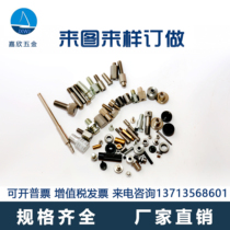 Non-standard screw custom-made special-shaped copper stud nut stainless steel hexagon socket screw screw hardware parts